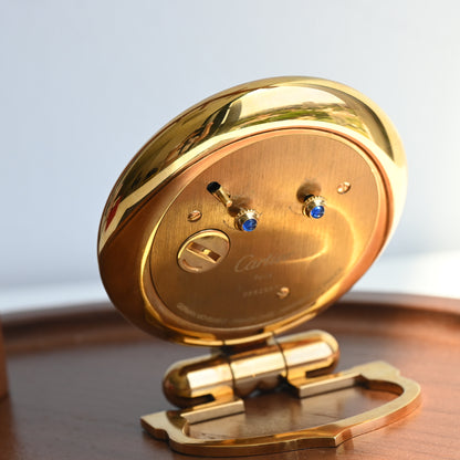 Cartier Colisee Travel Desk Alarm Clock 0562957