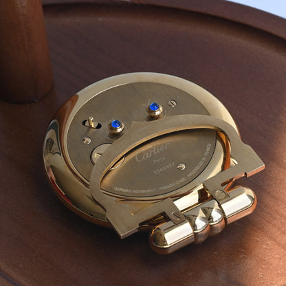 Cartier Colisee Travel Desk Alarm Clock 0562957