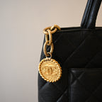 Chanel Medallion Black Caviar Tote