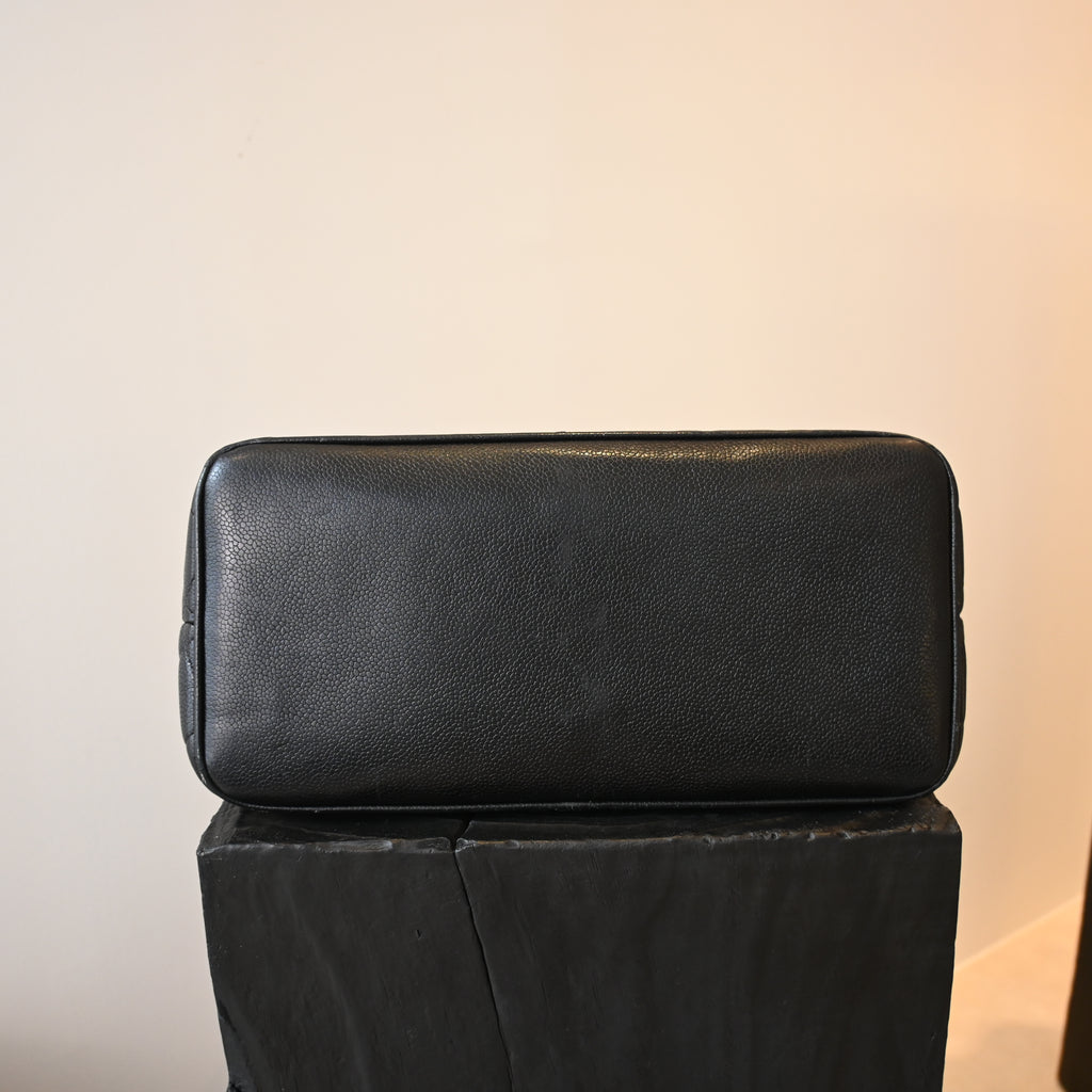 Chanel Medallion Black Caviar Tote