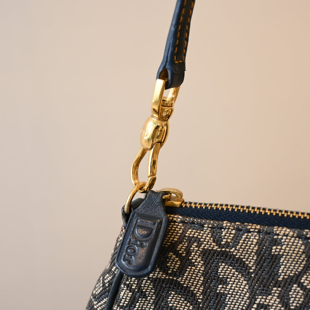 Christian Dior Trotter Monogram Mini Saddle Bag