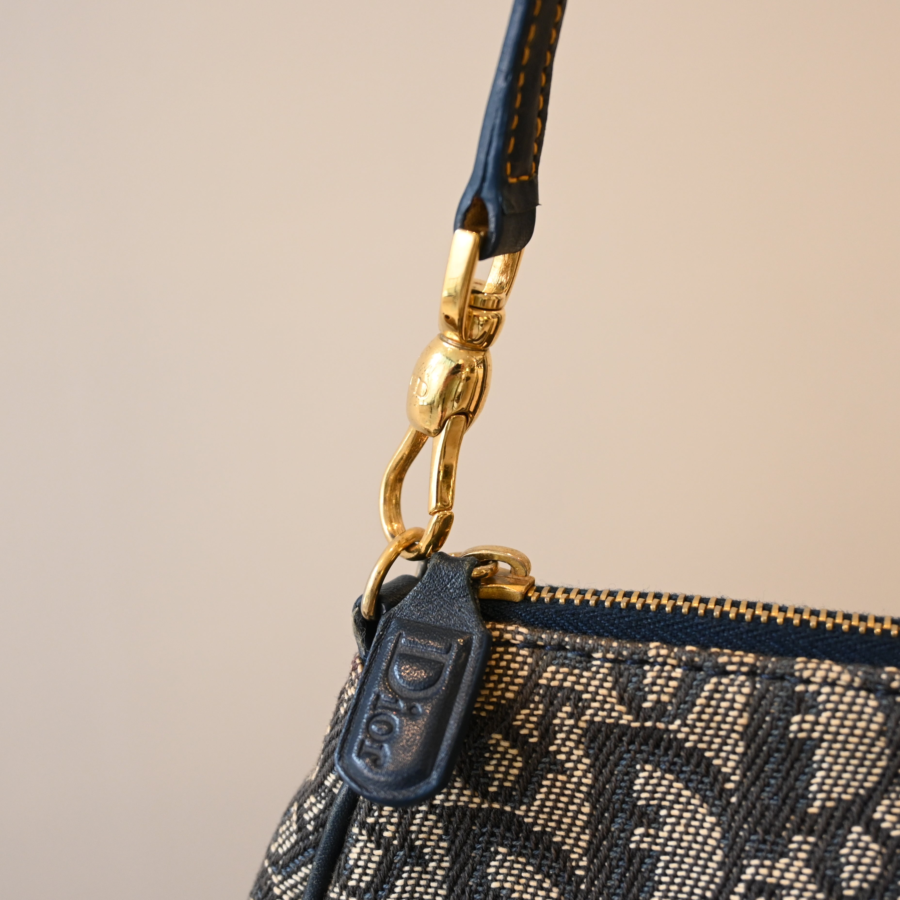 Christian Dior Trotter Monogram Mini Saddle Bag