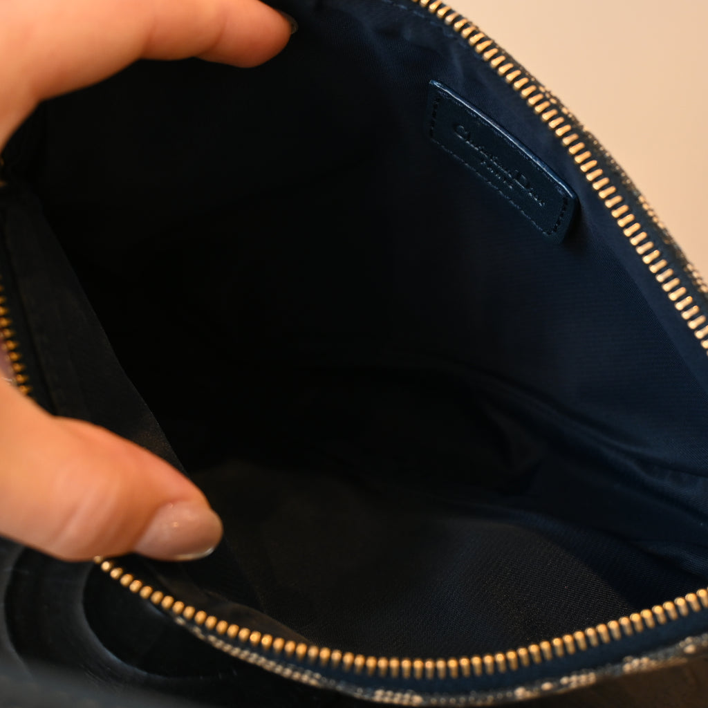 Christian Dior Trotter Monogram Mini Saddle Bag