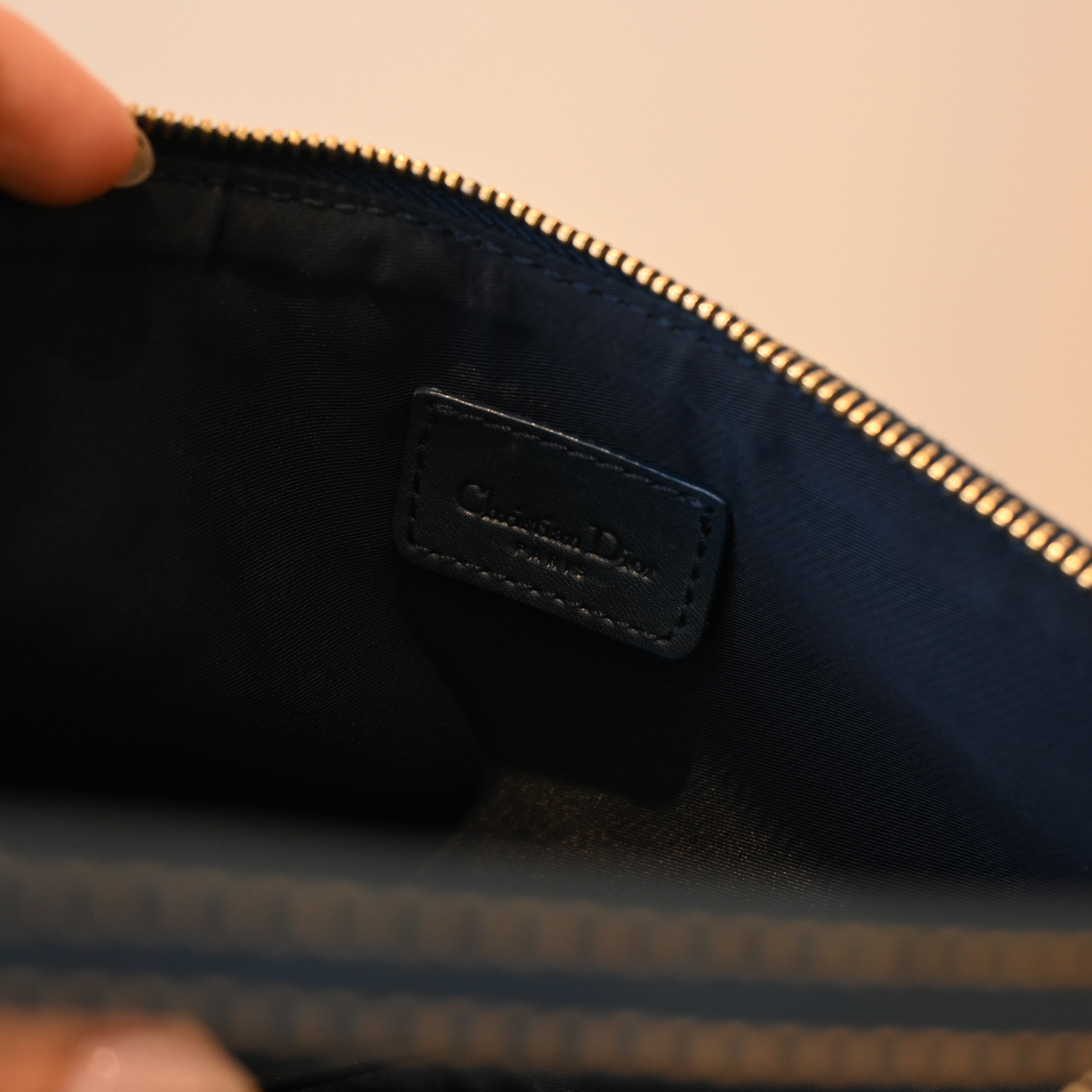 Christian Dior Trotter Monogram Mini Saddle Bag