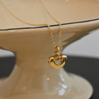 Christian Dior Vintage Heart Shape Necklace with Rhinestones - Leluxe Vintage Sdn. Bhd.