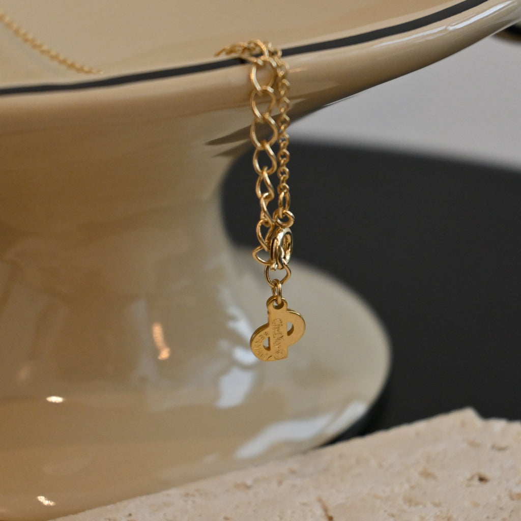 Christian Dior Vintage Heart Shape Necklace with Rhinestones - Leluxe Vintage Sdn. Bhd.