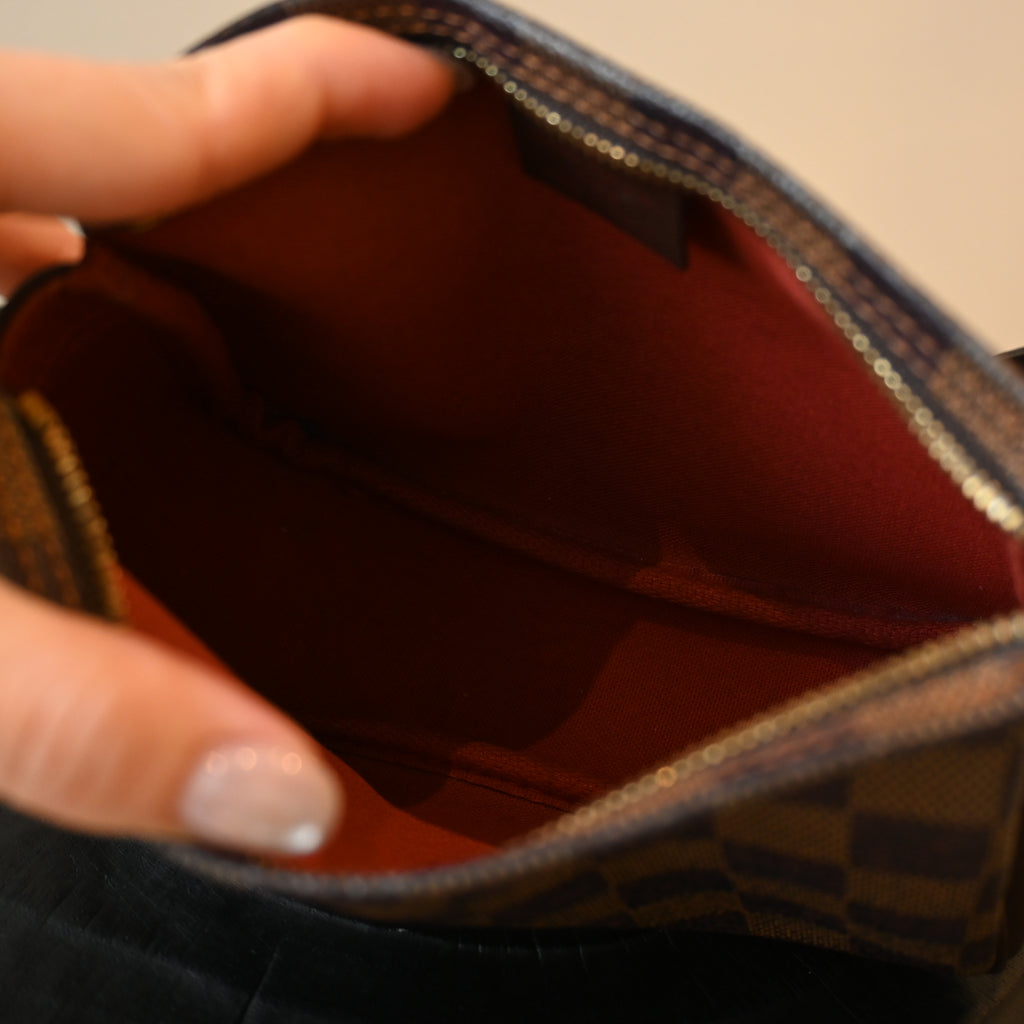 Louis Vuitton Damier Ebene Trousse Pochette Bag