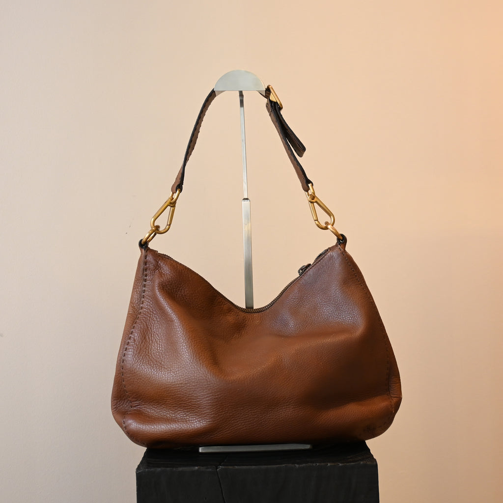 Prada Vitello Daino Grained Calfskin Hobo
