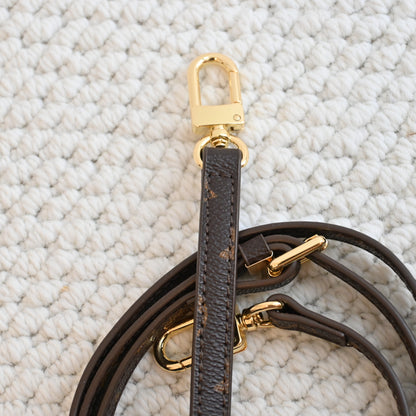 Leather Bag Strap Monogram