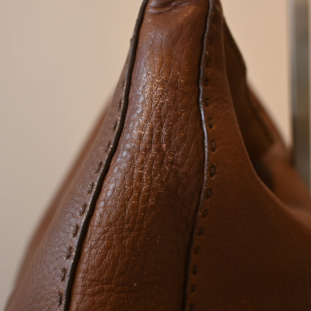 Prada Vitello Daino Grained Calfskin Hobo