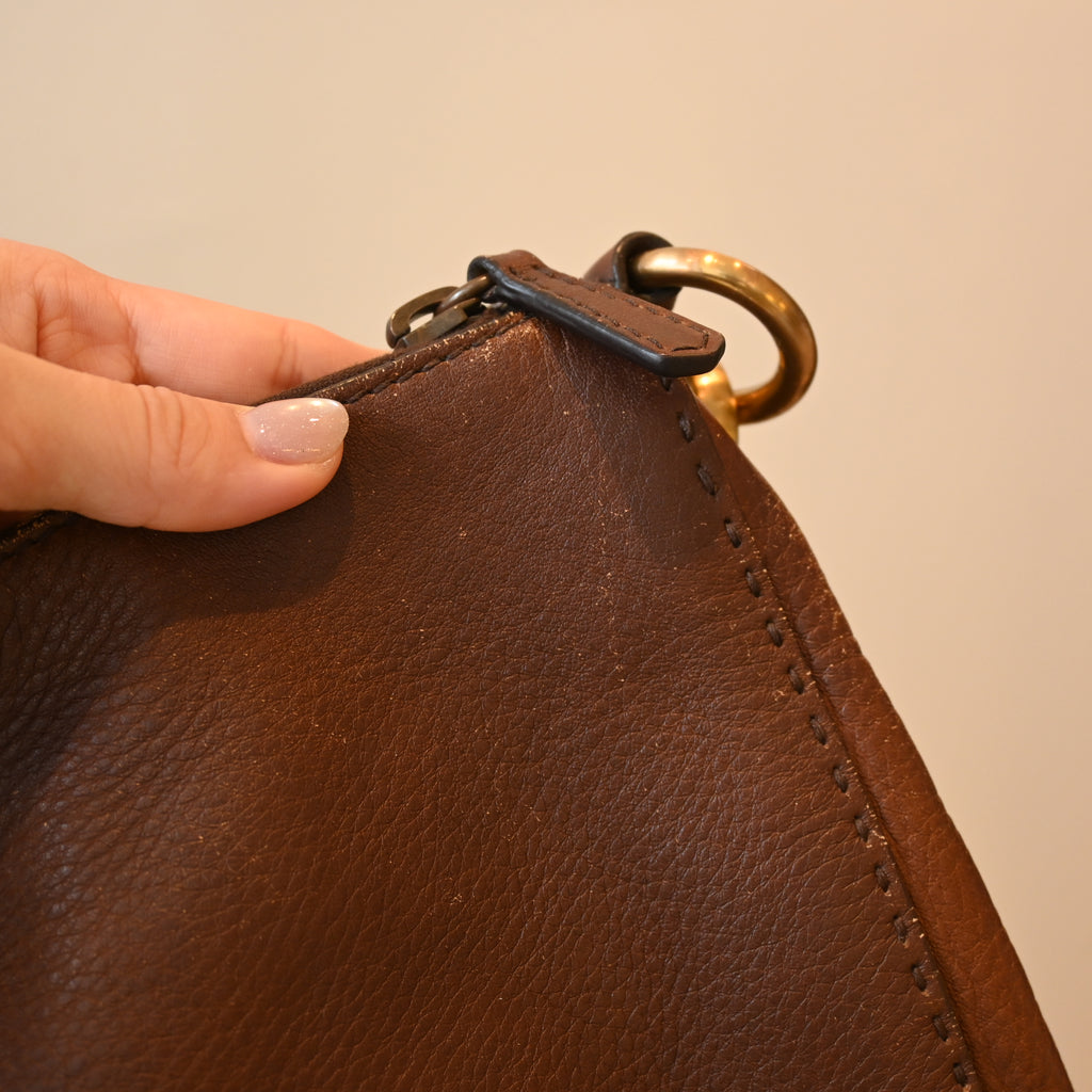 Prada Vitello Daino Grained Calfskin Hobo