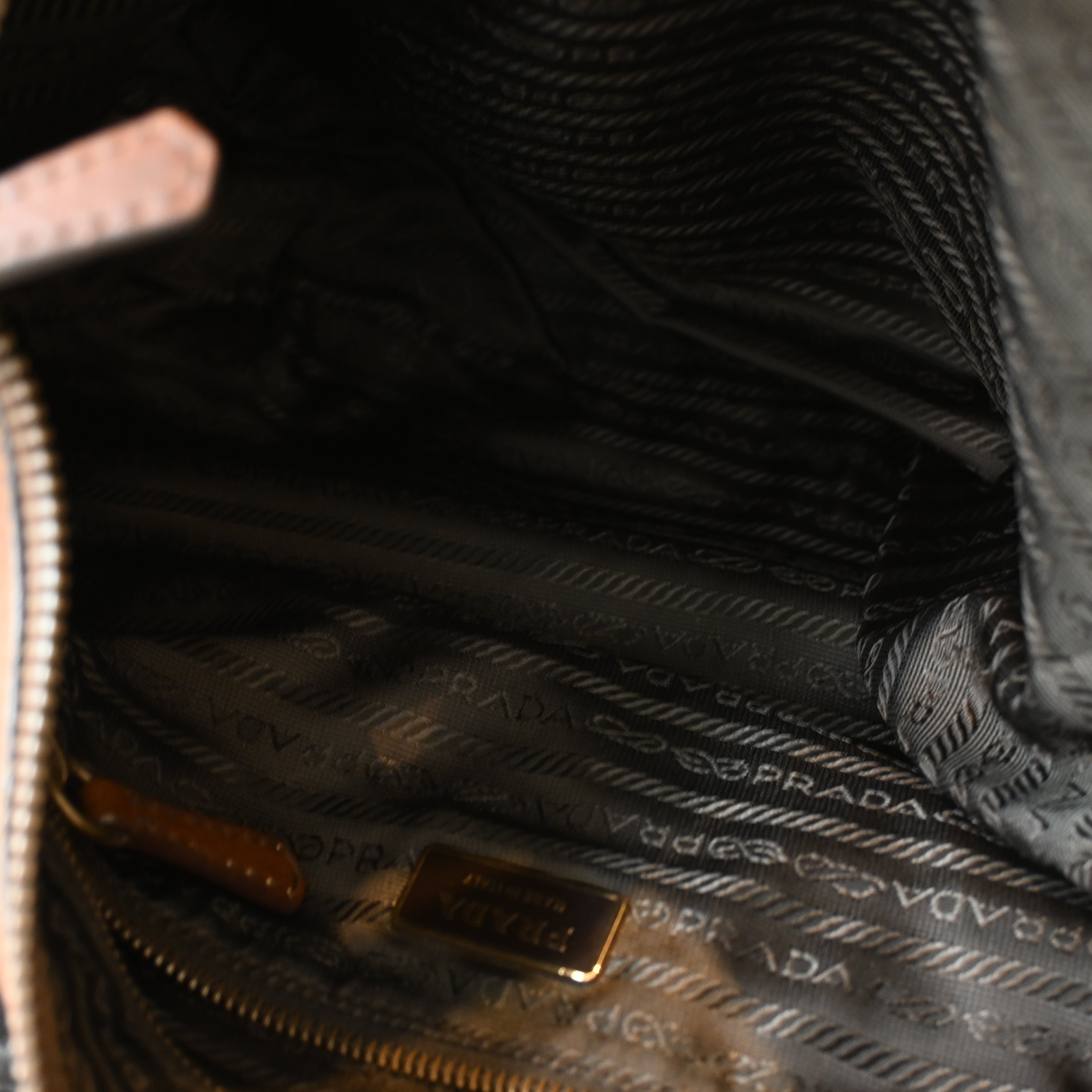 Prada Vitello Daino Grained Calfskin Hobo