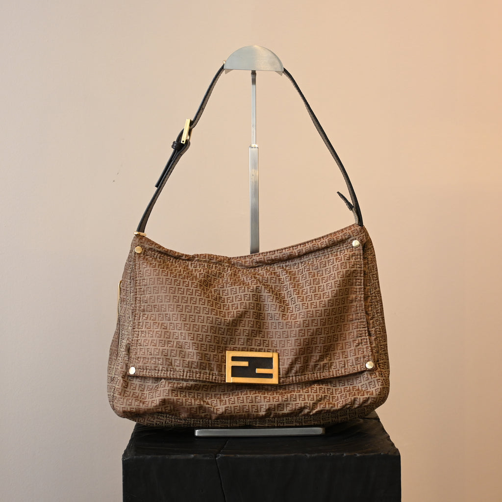 Fendi Zucchino Mamma Baguette Nylon