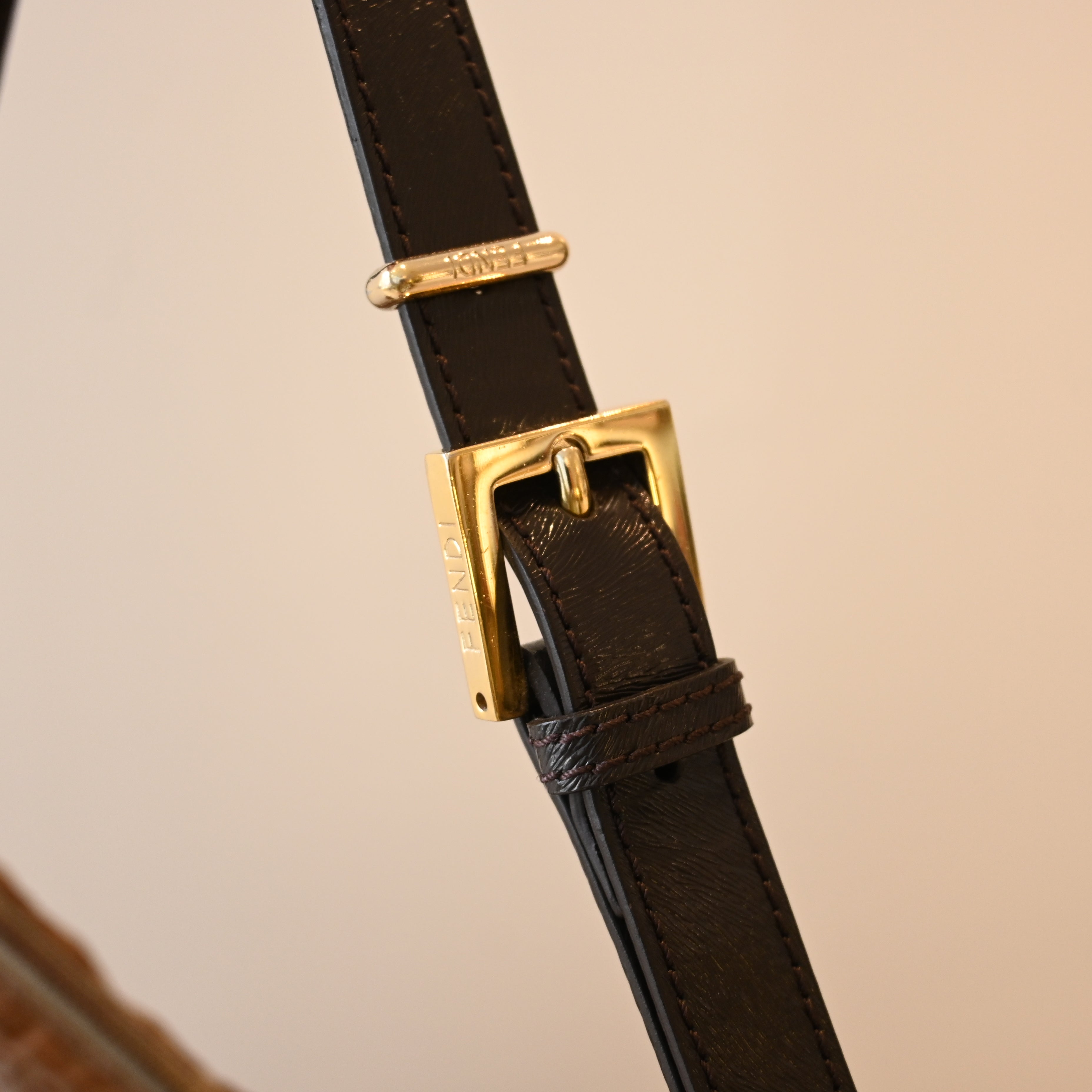 Fendi Zucchino Mamma Baguette Nylon