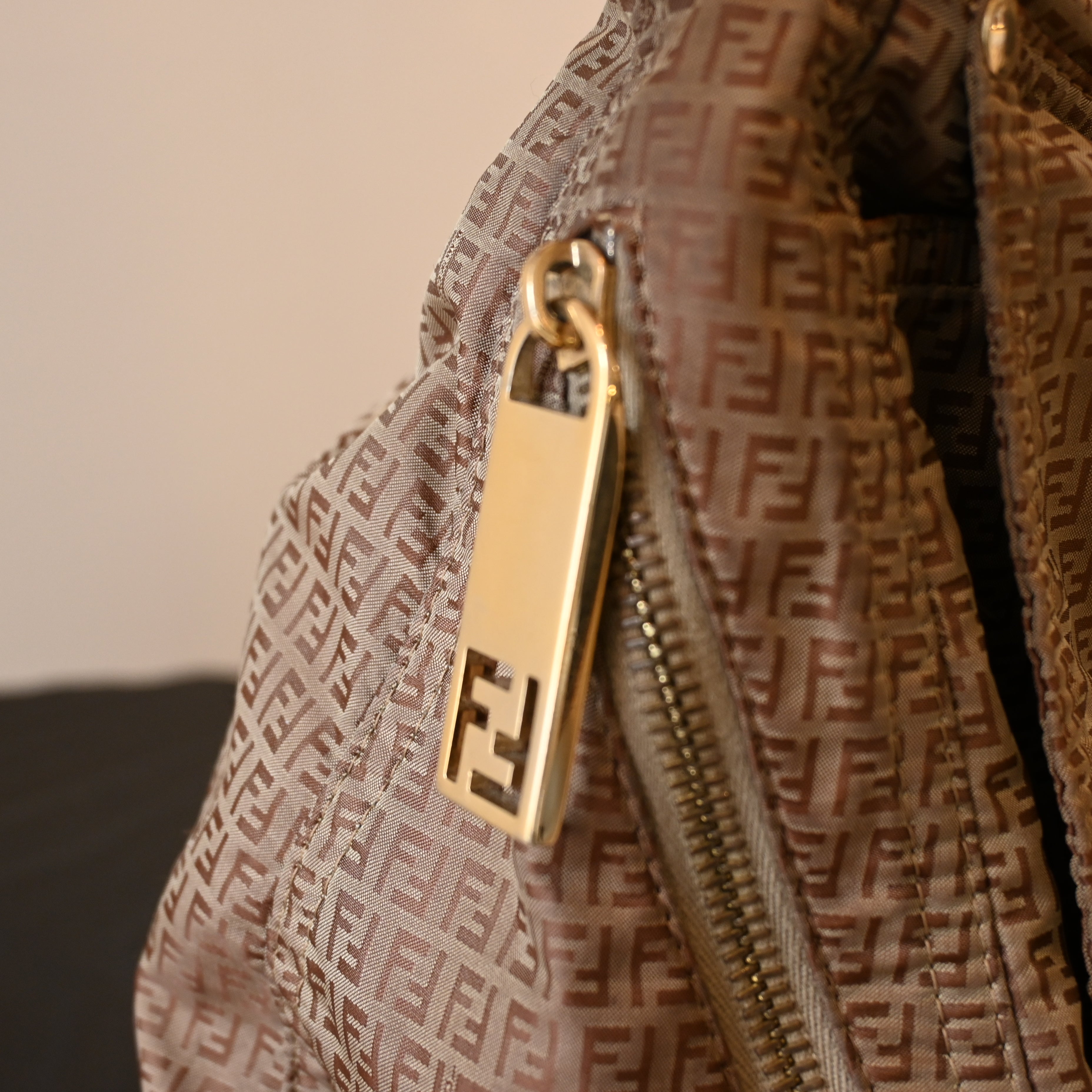 Fendi Zucchino Mamma Baguette Nylon