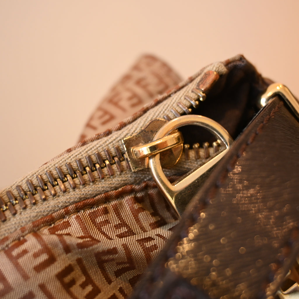 Fendi Zucchino Mamma Baguette Nylon