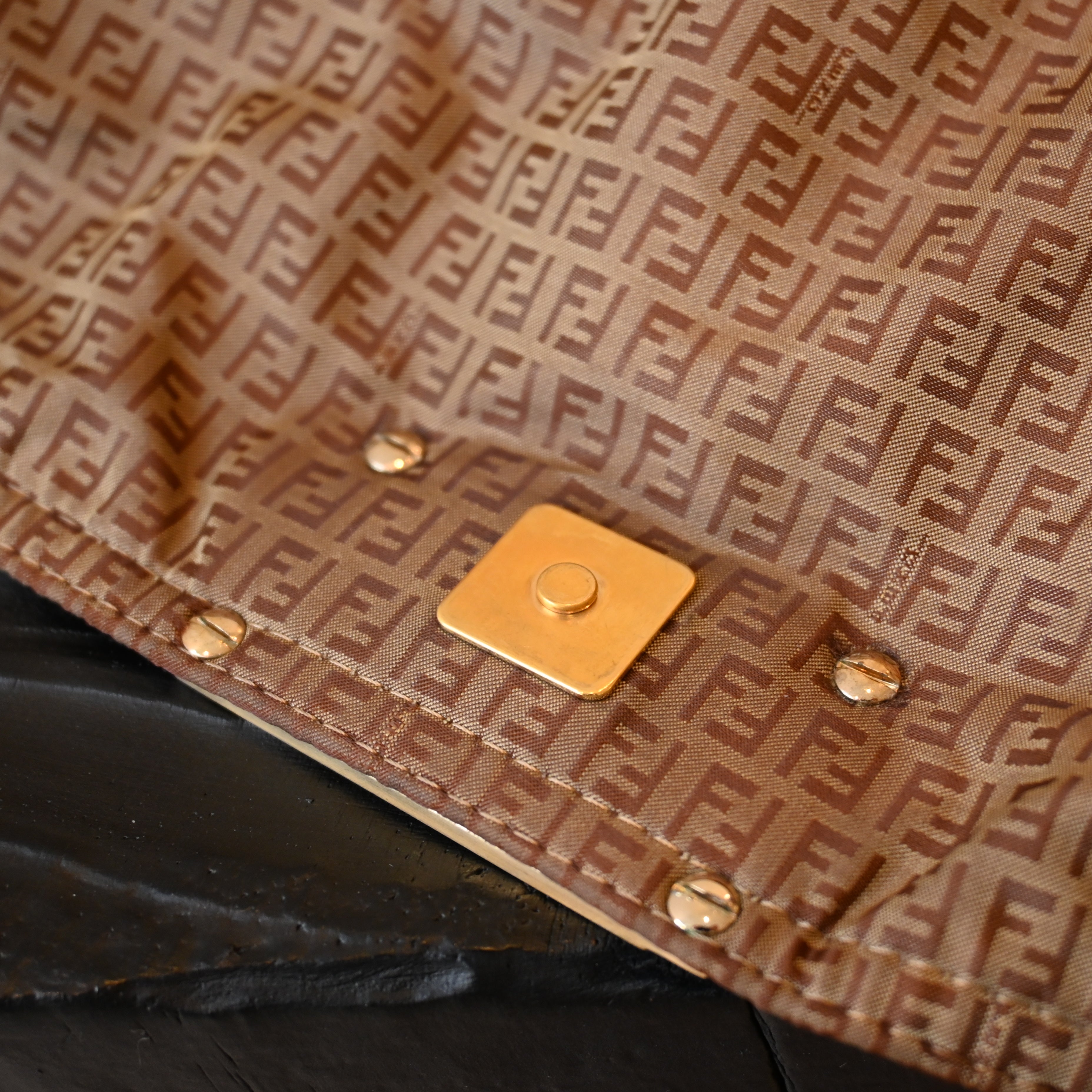 Fendi Zucchino Mamma Baguette Nylon