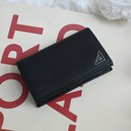 Prada Saffiano Leather Card Case Black - Leluxe Vintage Sdn. Bhd.