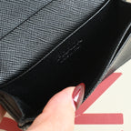 Prada Saffiano Leather Card Case Black - Leluxe Vintage Sdn. Bhd.