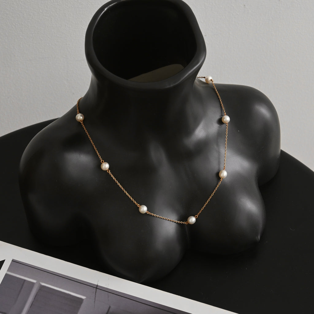 TASAKI Akoya Pearl Necklace K18 YG - Leluxe Vintage Sdn. Bhd.