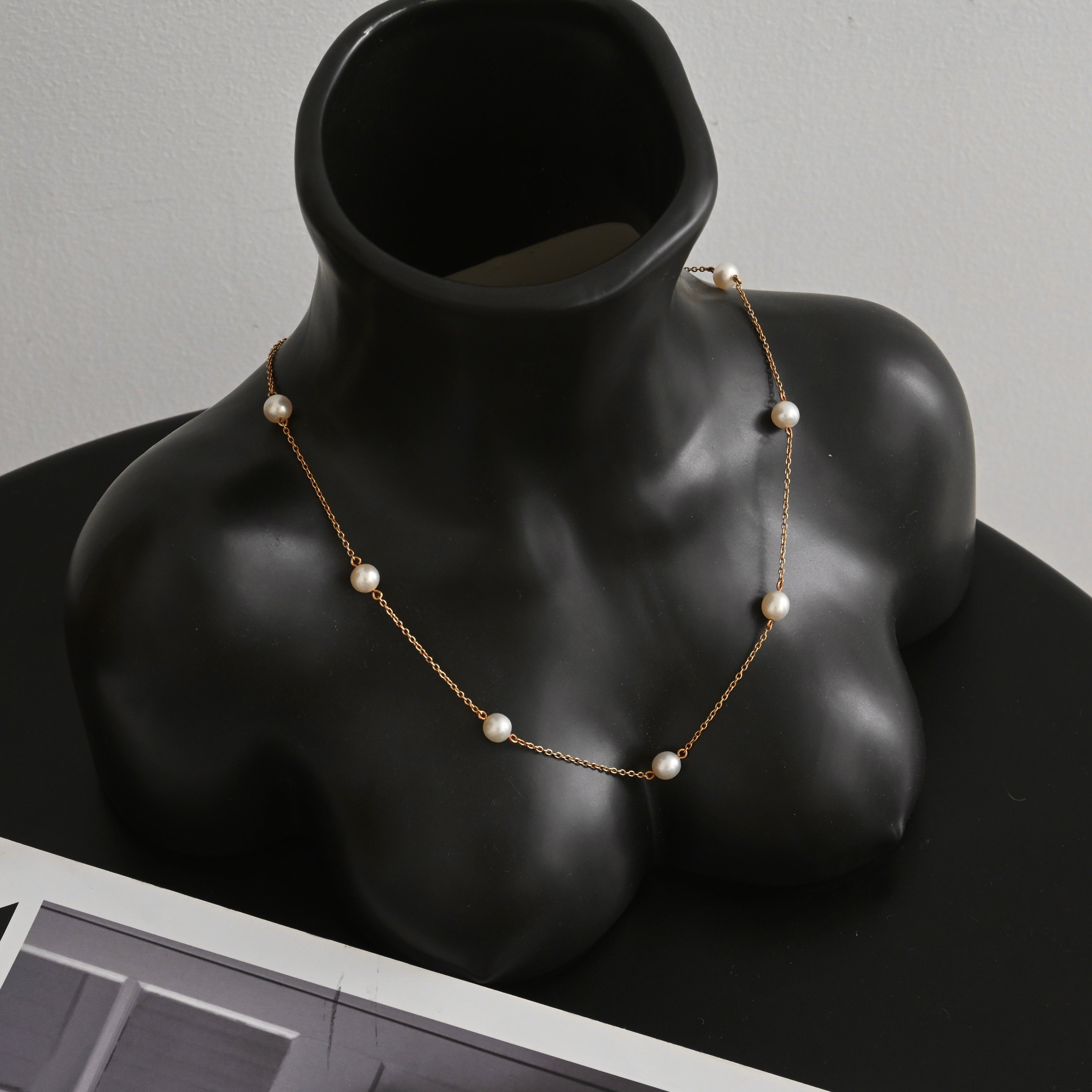 TASAKI Akoya Pearl Necklace K18 YG - Leluxe Vintage Sdn. Bhd.
