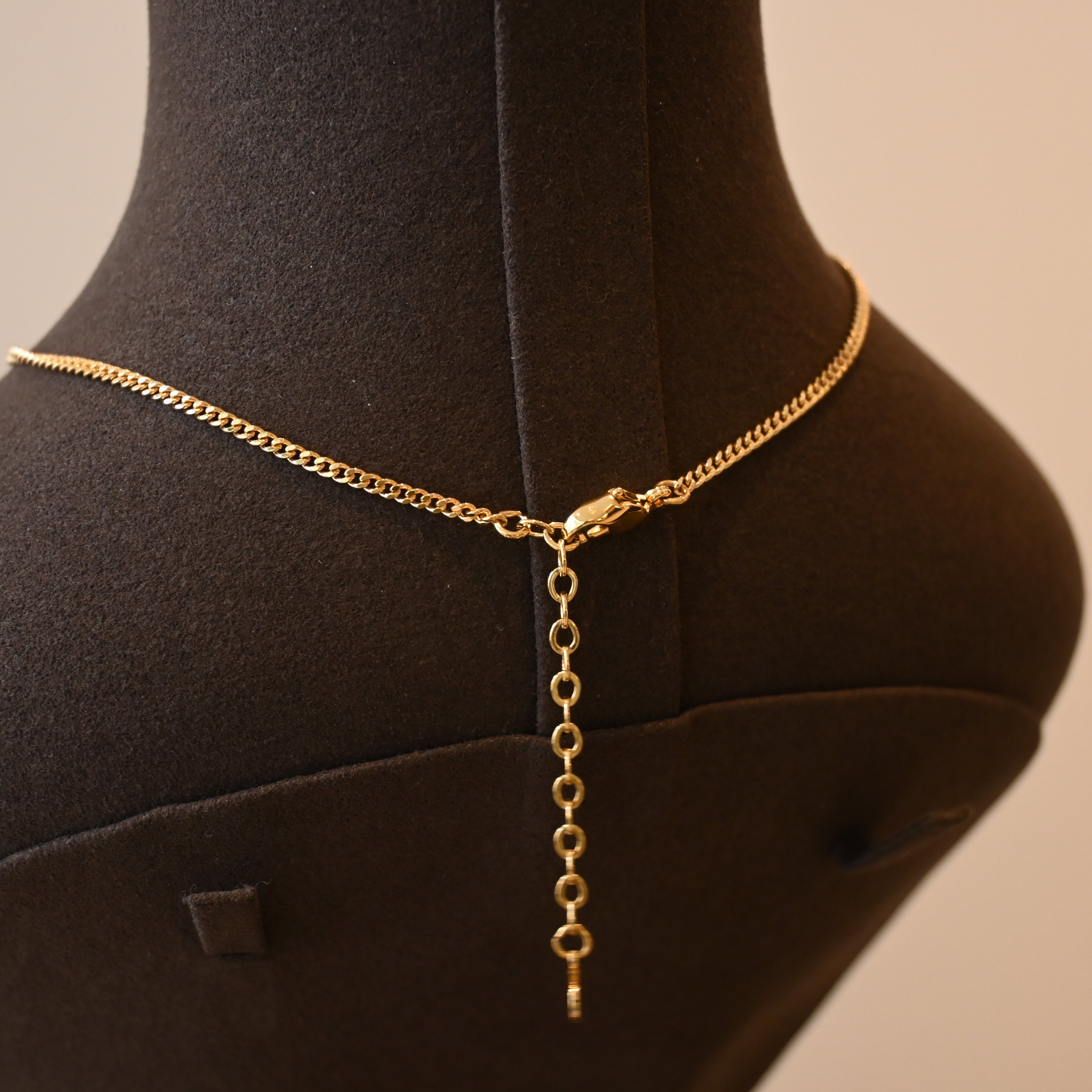 Christian Dior Oval Necklace with Rhinestones