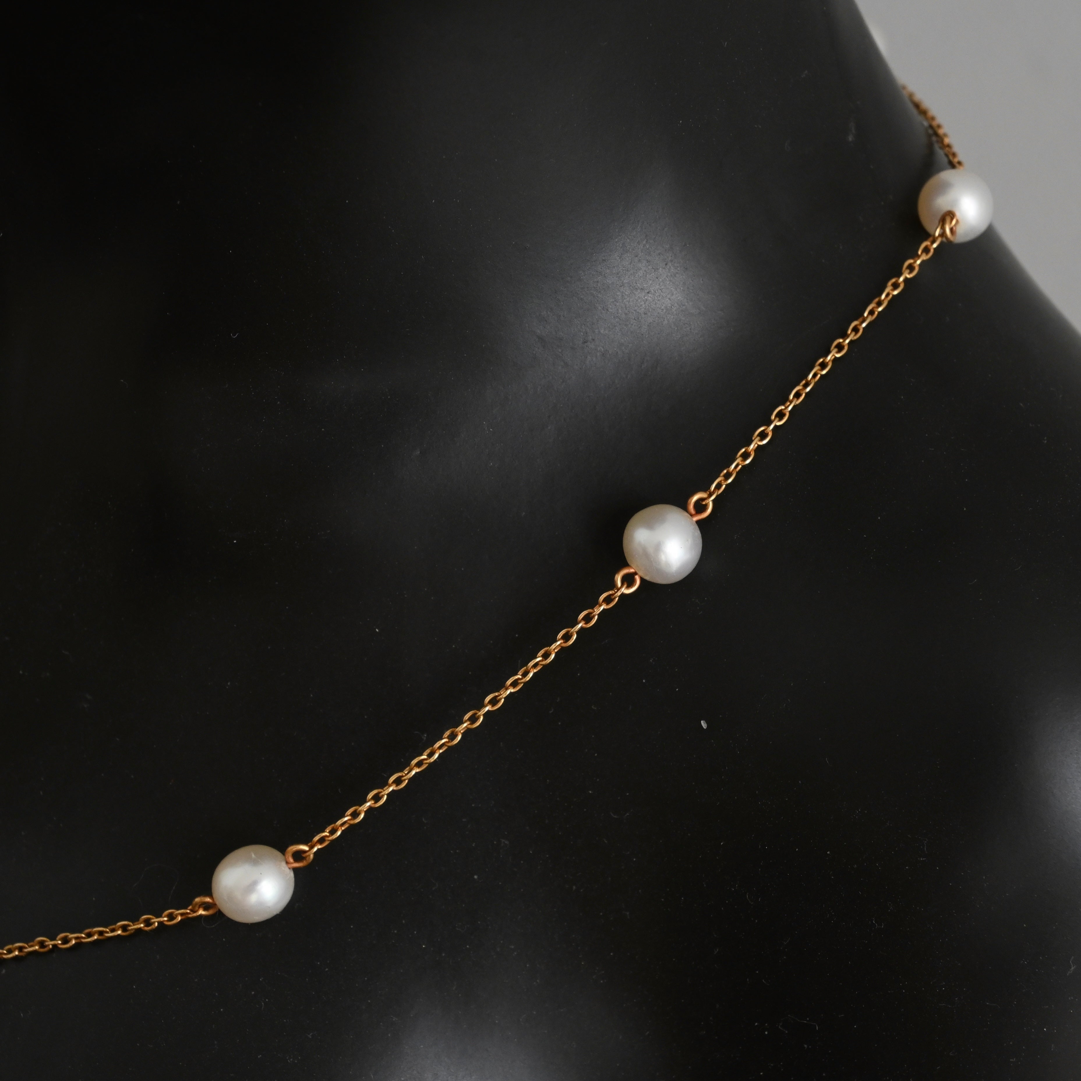 TASAKI Akoya Pearl Necklace K18 YG - Leluxe Vintage Sdn. Bhd.