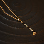 Christian Dior Oval Necklace with Rhinestones