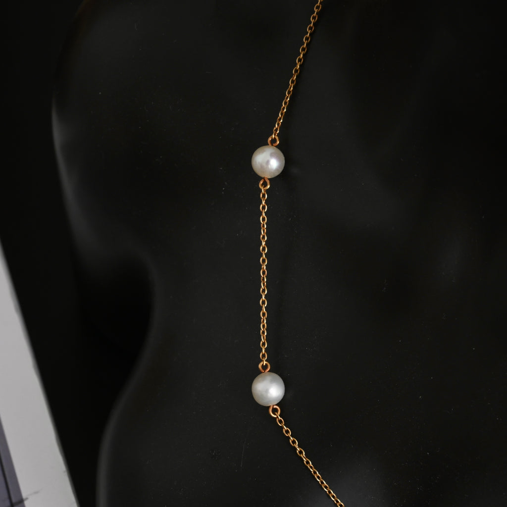 TASAKI Akoya Pearl Necklace K18 YG - Leluxe Vintage Sdn. Bhd.
