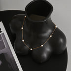 TASAKI Akoya Pearl Necklace K18 YG - Leluxe Vintage Sdn. Bhd.