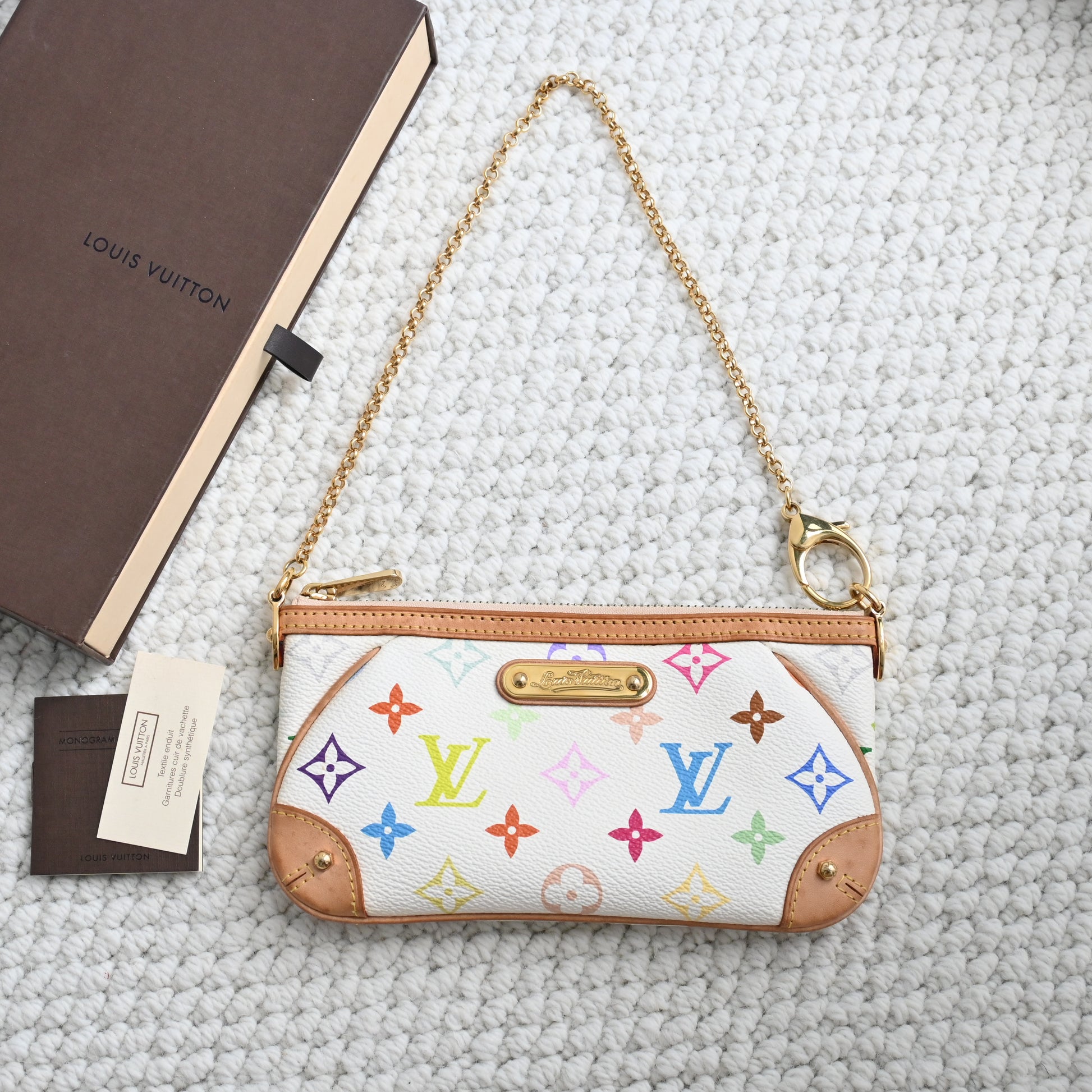 Pochette Louis Vuitton Logo Tasche Pochette Accessoires Monogram