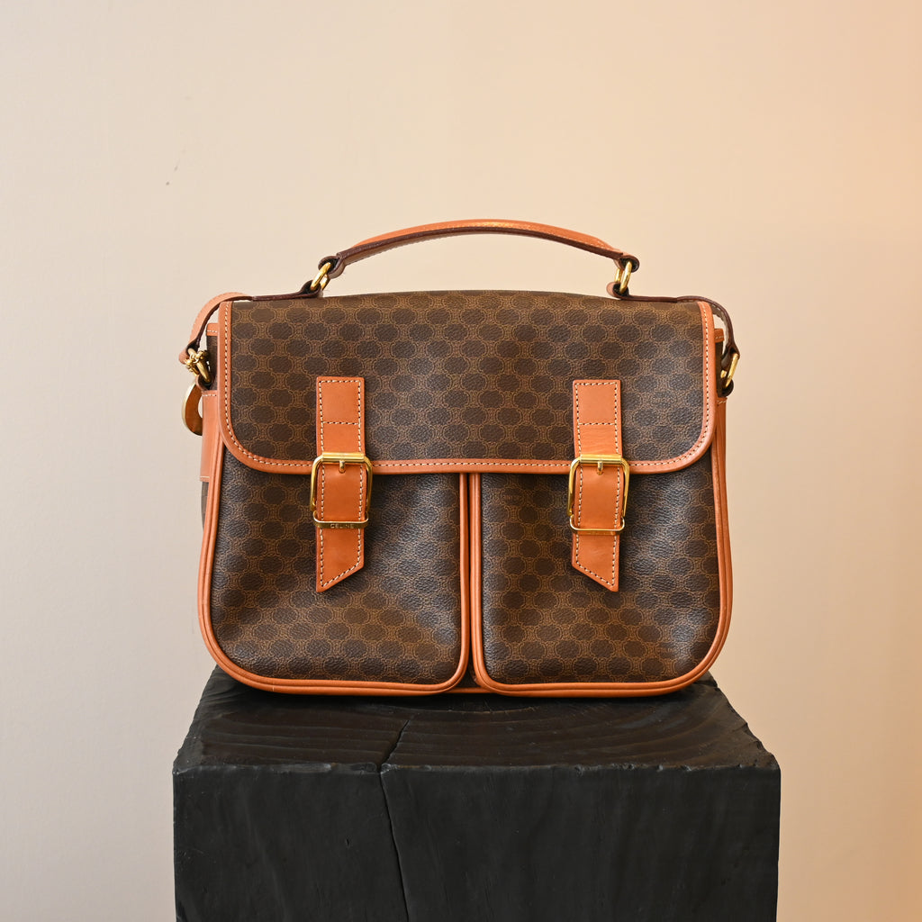 Celine Macadam Buckle Flap Bag