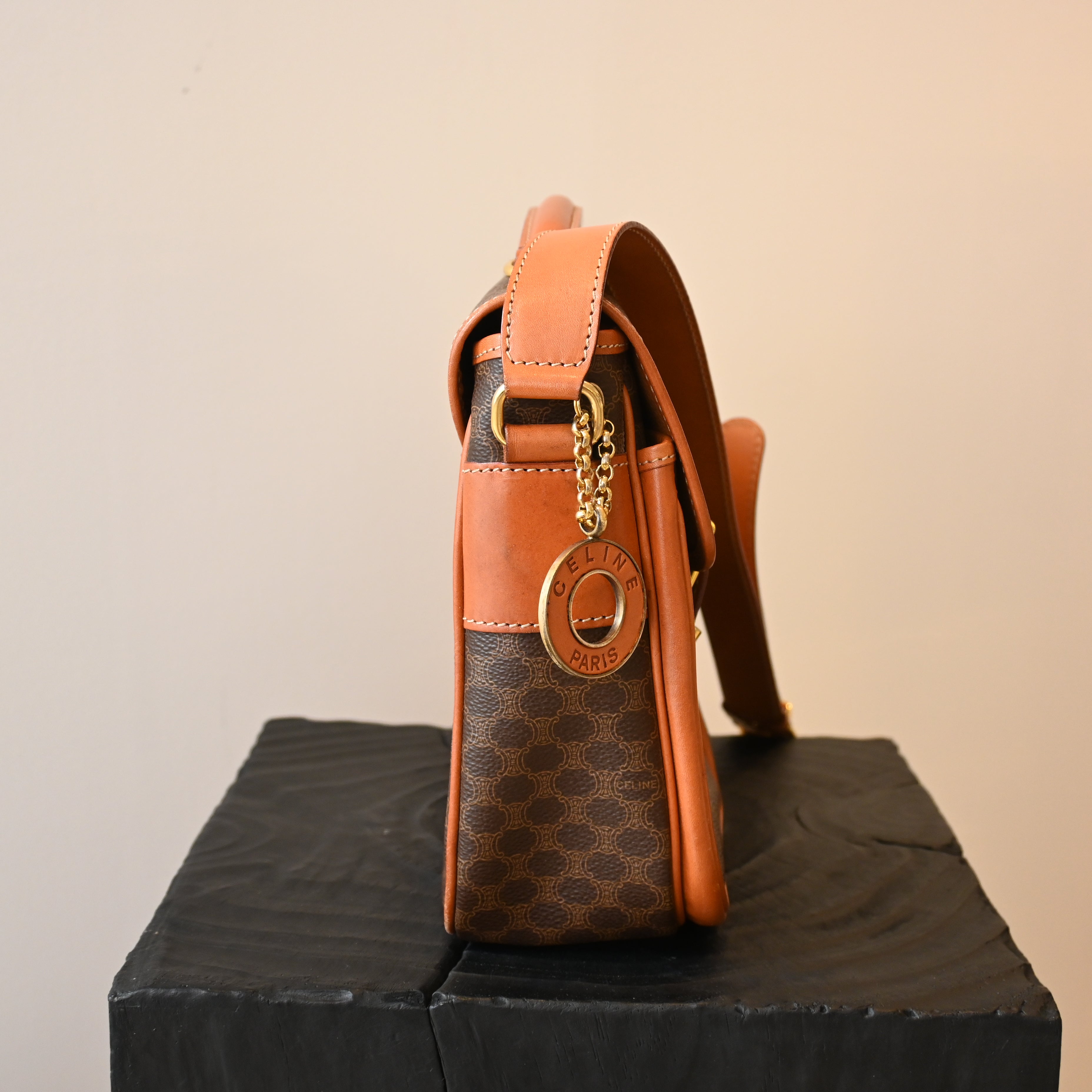 Celine Macadam Buckle Flap Bag