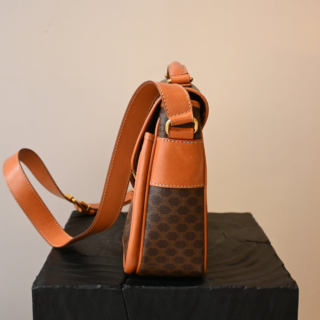 Celine Macadam Buckle Flap Bag