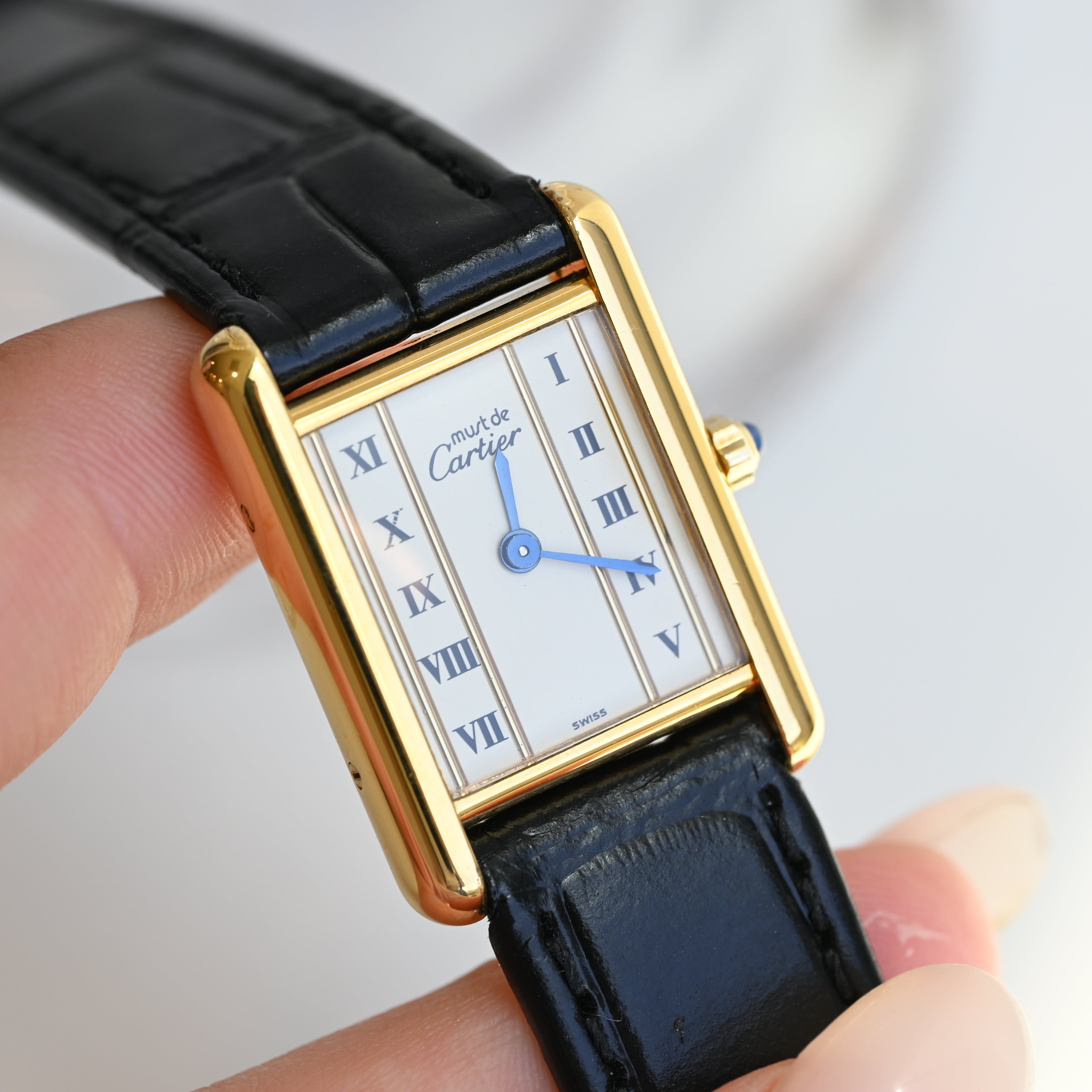 Cartier Must Tank Vermeil W1003053 - Leluxe Vintage Sdn. Bhd.