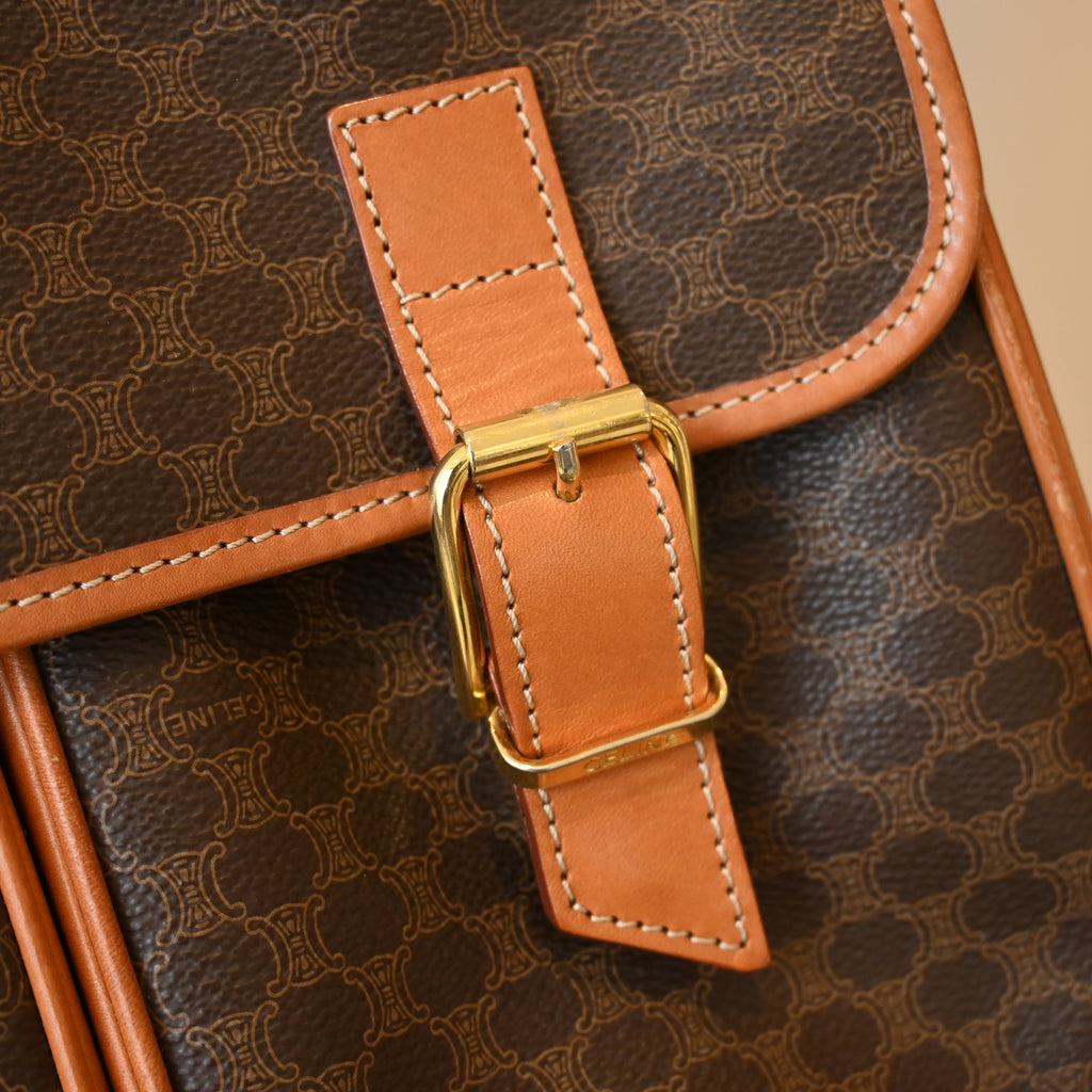 Celine Macadam Buckle Flap Bag