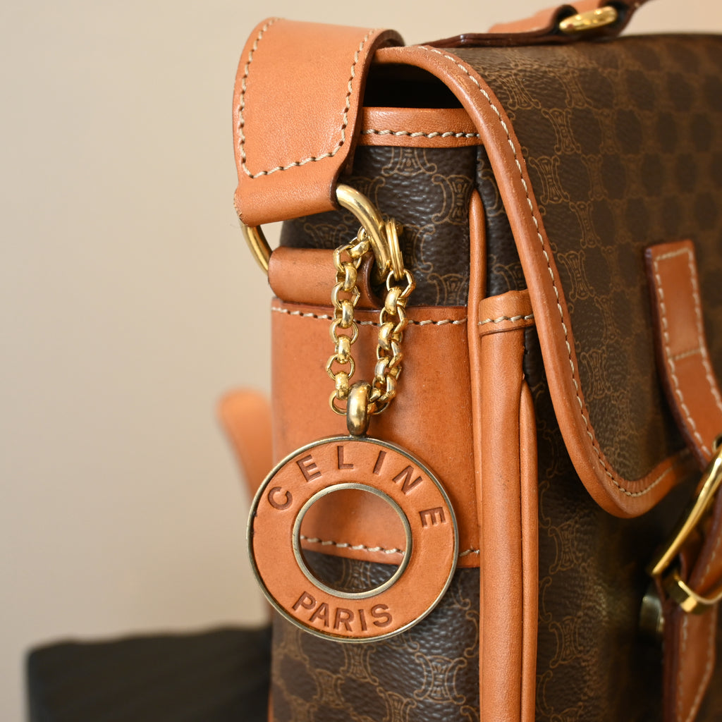Celine Macadam Buckle Flap Bag