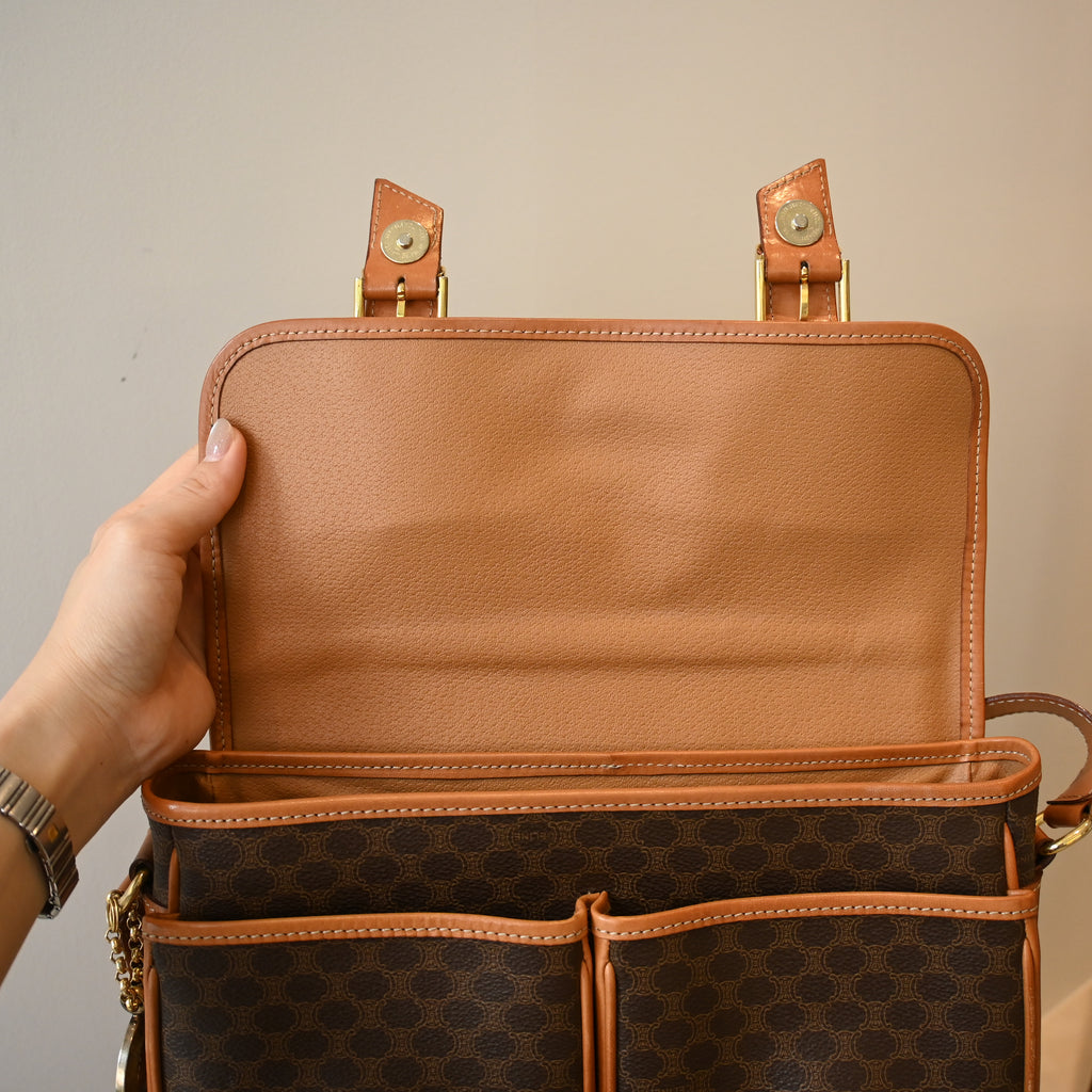 Celine Macadam Buckle Flap Bag
