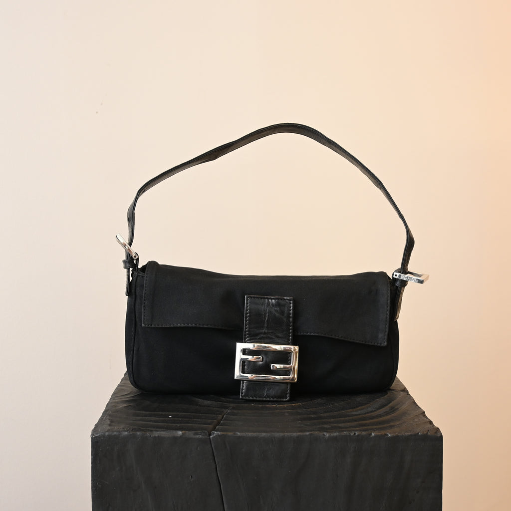 Fendi Baguette Black Jersey