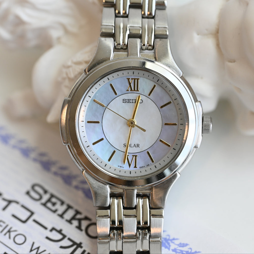 Seiko Solar V181-0AG0 - Leluxe Vintage Sdn. Bhd.