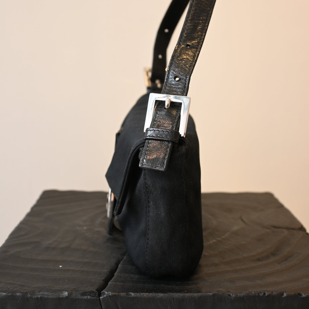 Fendi Baguette Black Jersey