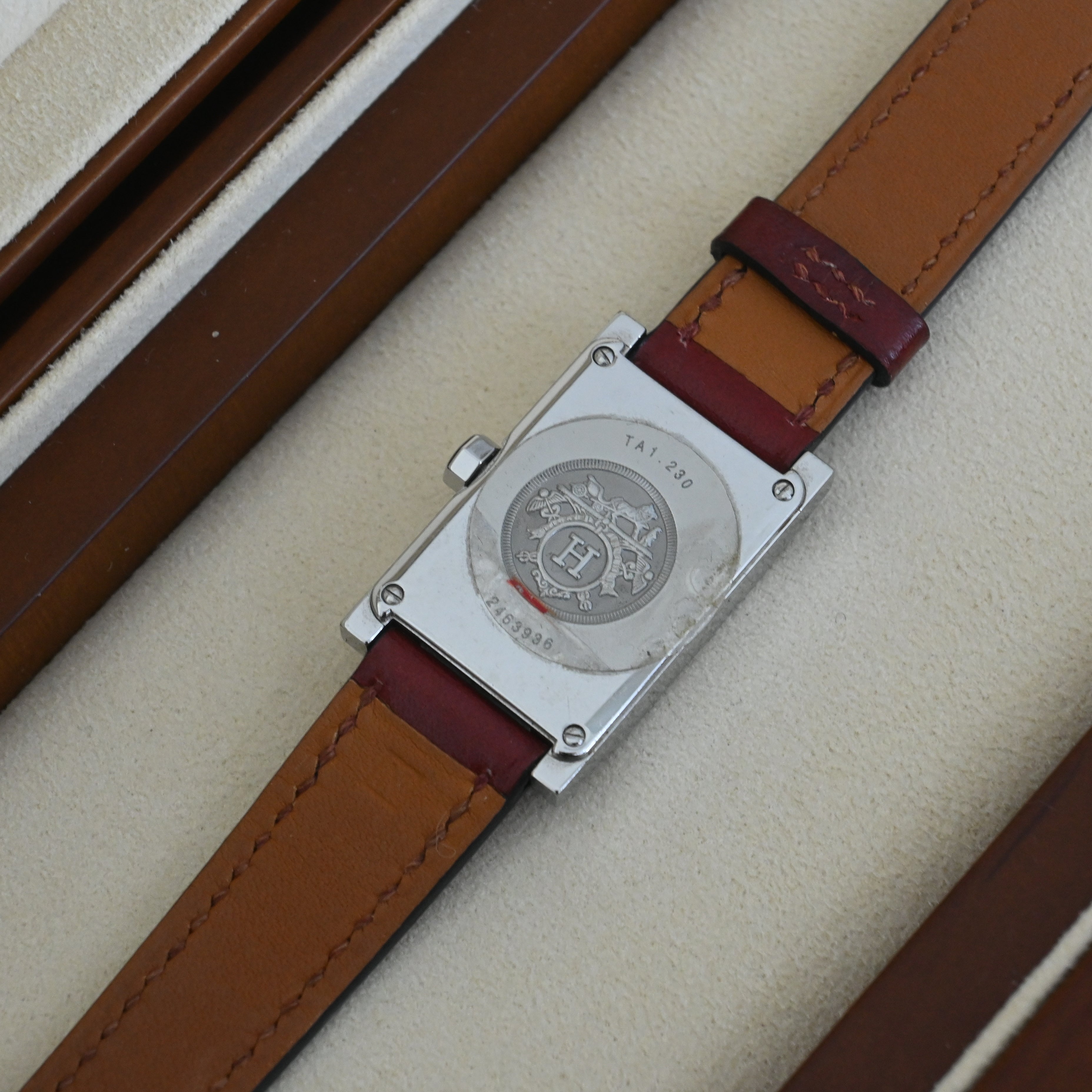 Hermès Tandem Diamond Watch ref. TA1.230 - Leluxe Vintage Sdn. Bhd.