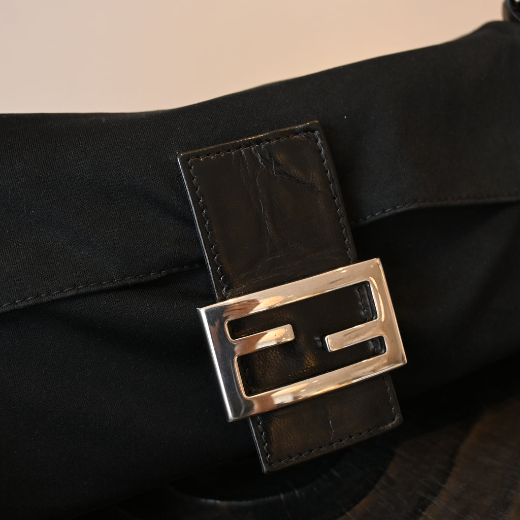 Fendi Baguette Black Jersey