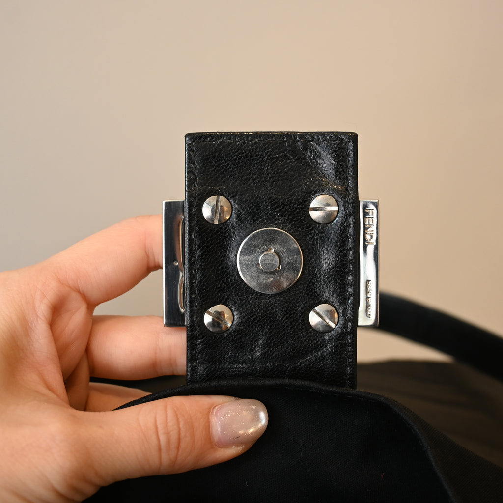 Fendi Baguette Black Jersey