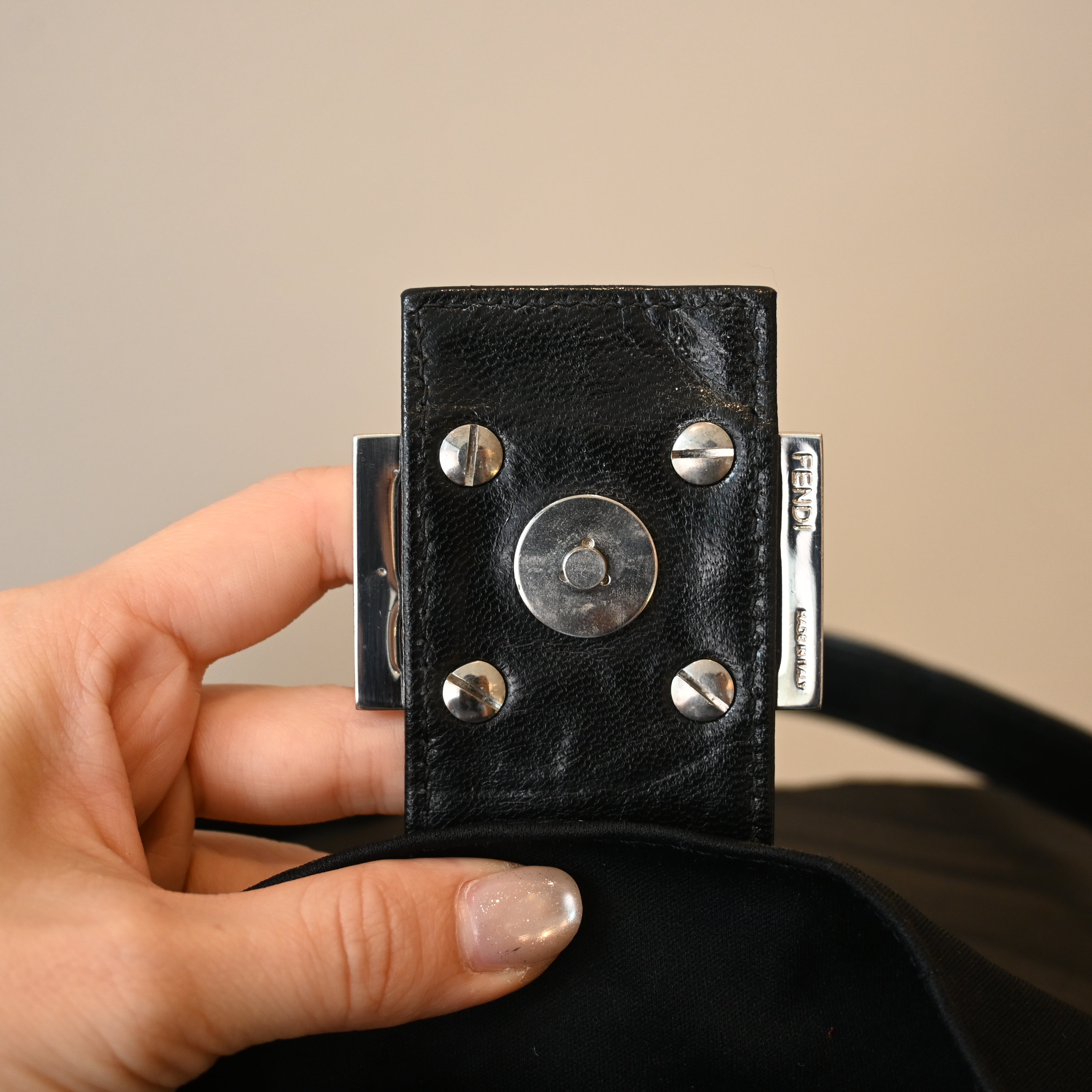 Fendi Baguette Black Jersey