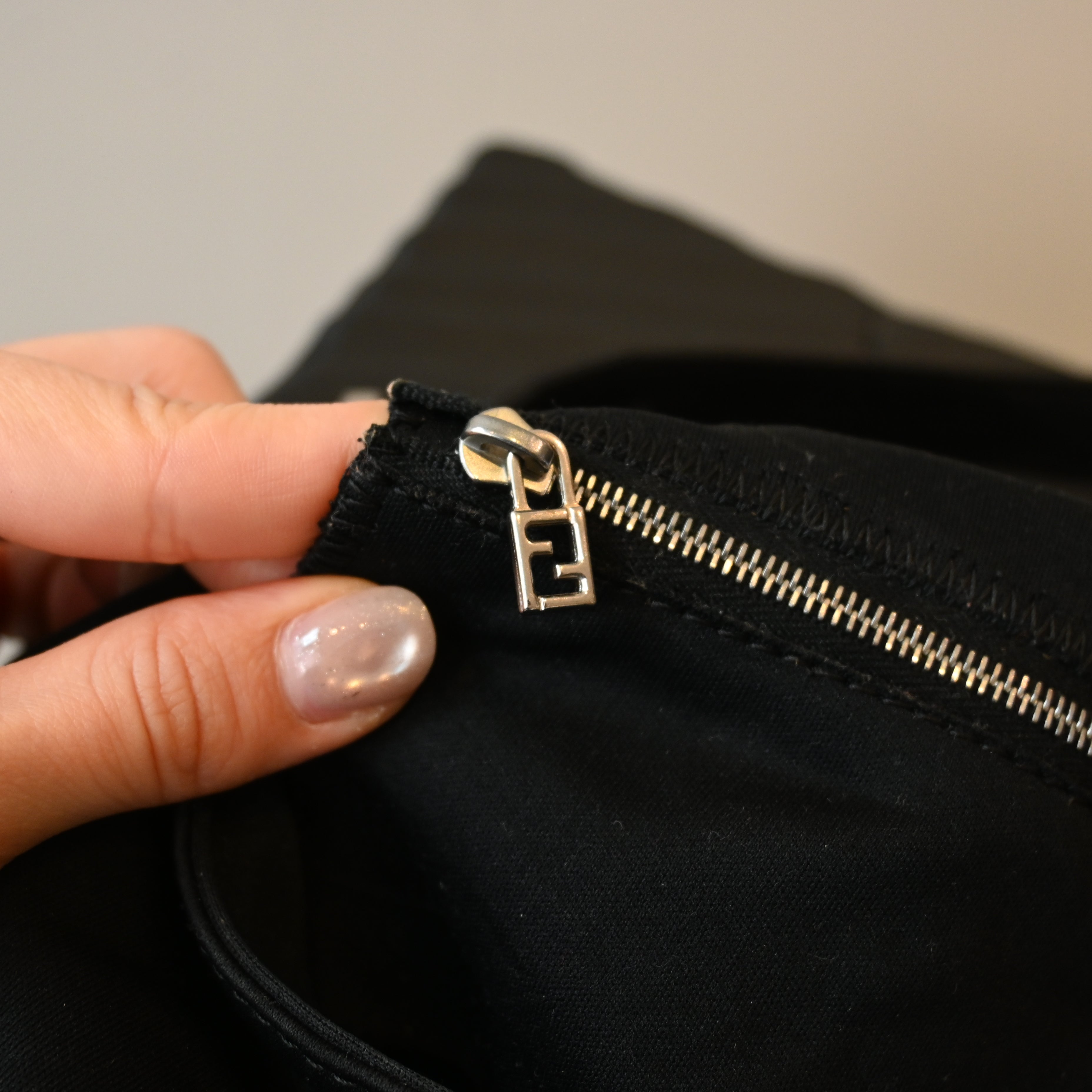 Fendi Baguette Black Jersey
