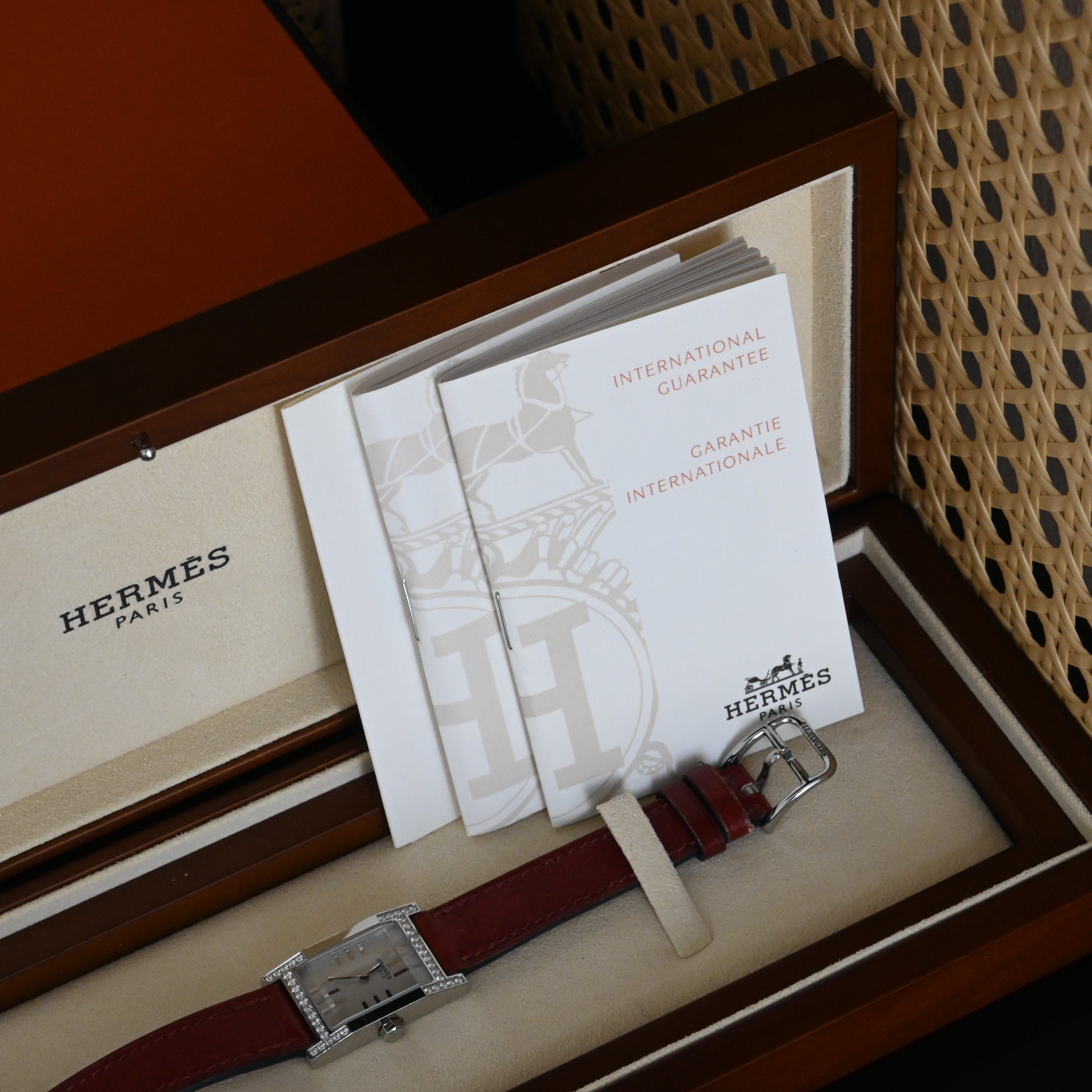 Hermès Tandem Diamond Watch ref. TA1.230 - Leluxe Vintage Sdn. Bhd.