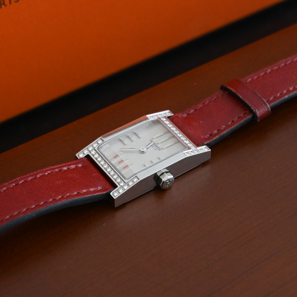 Hermès Tandem Diamond Watch ref. TA1.230 - Leluxe Vintage Sdn. Bhd.
