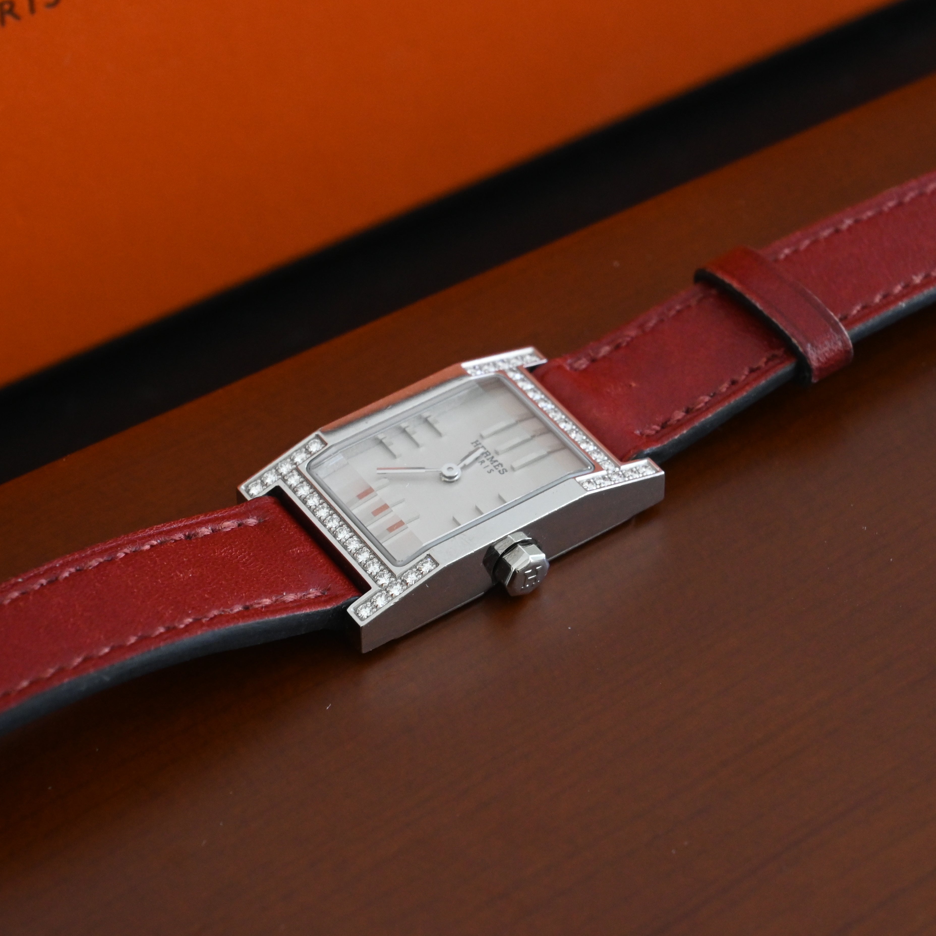 Hermès Tandem Diamond Watch ref. TA1.230 - Leluxe Vintage Sdn. Bhd.