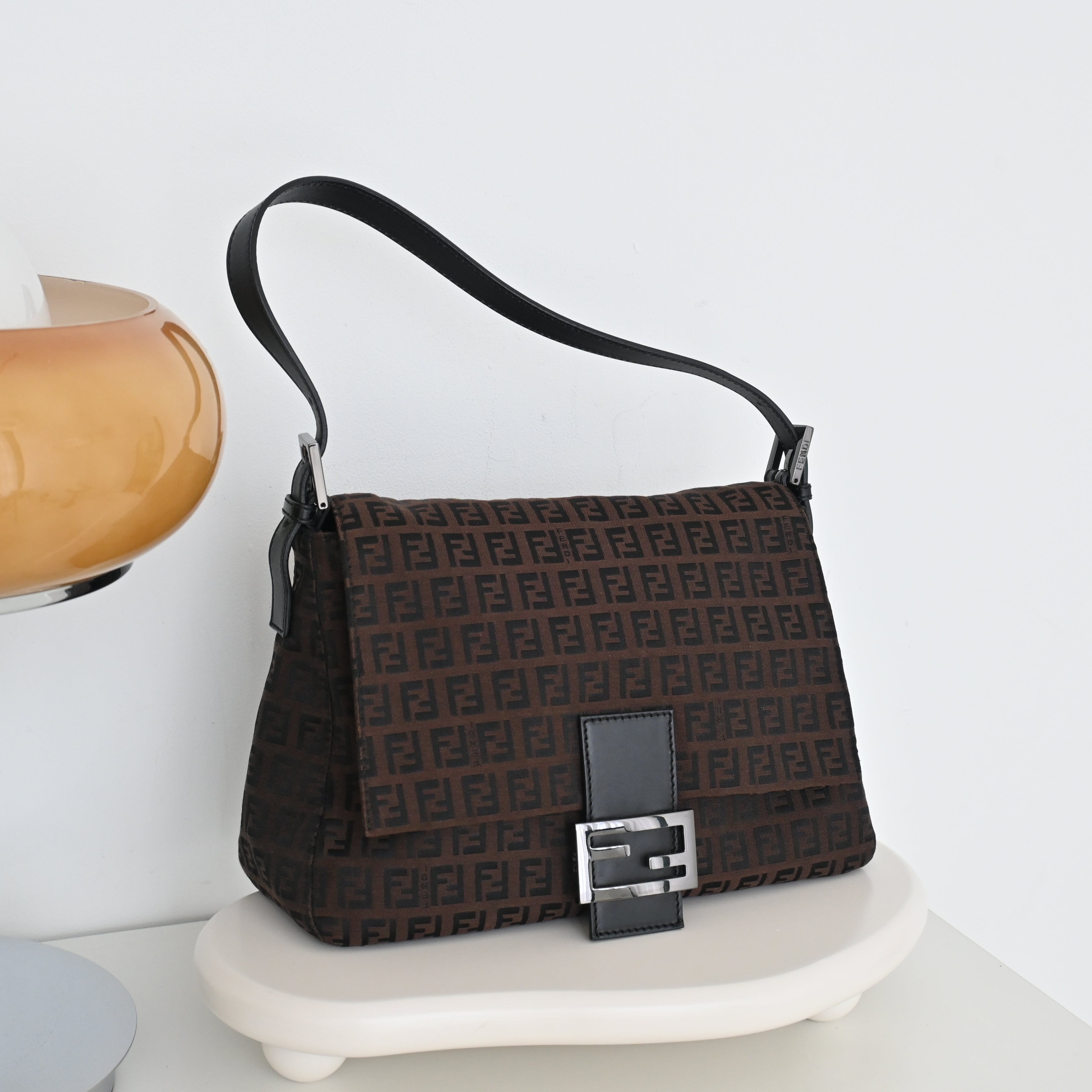 Fendi Big Mamma Zucca Baguette bag - Leluxe Vintage Sdn. Bhd.